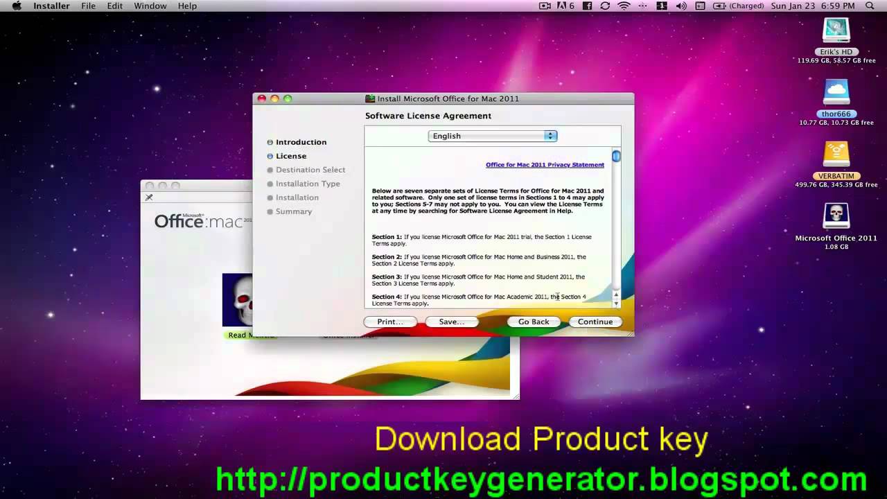 microsoft office for mac 2011 product key hack